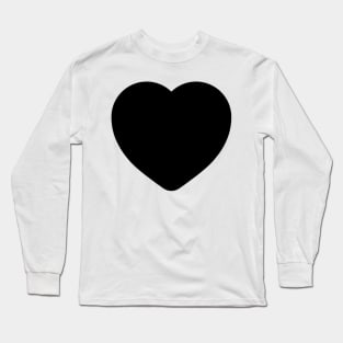 BLACK HEART Long Sleeve T-Shirt